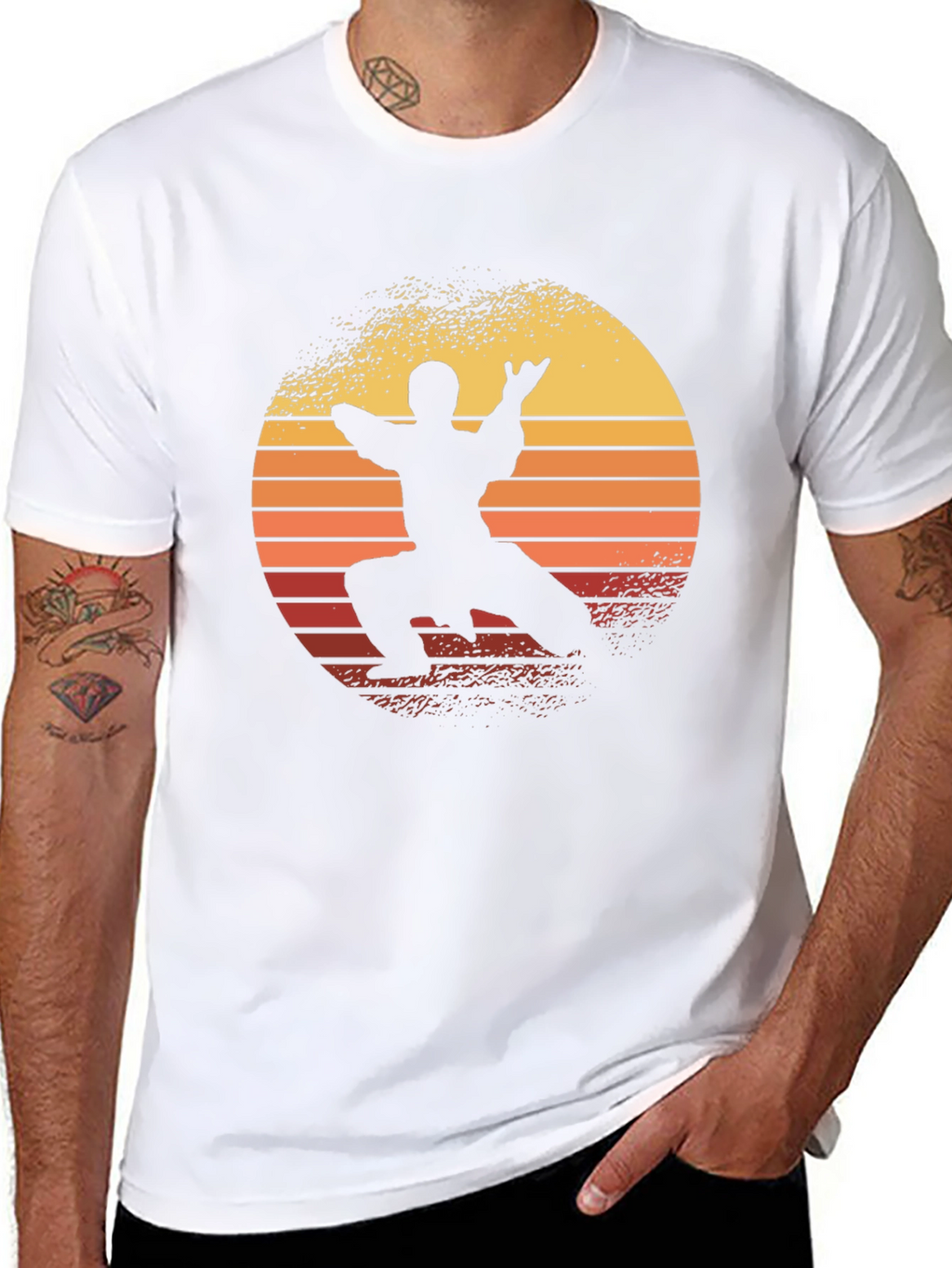 Kung Fu Sunset Graphic Tee