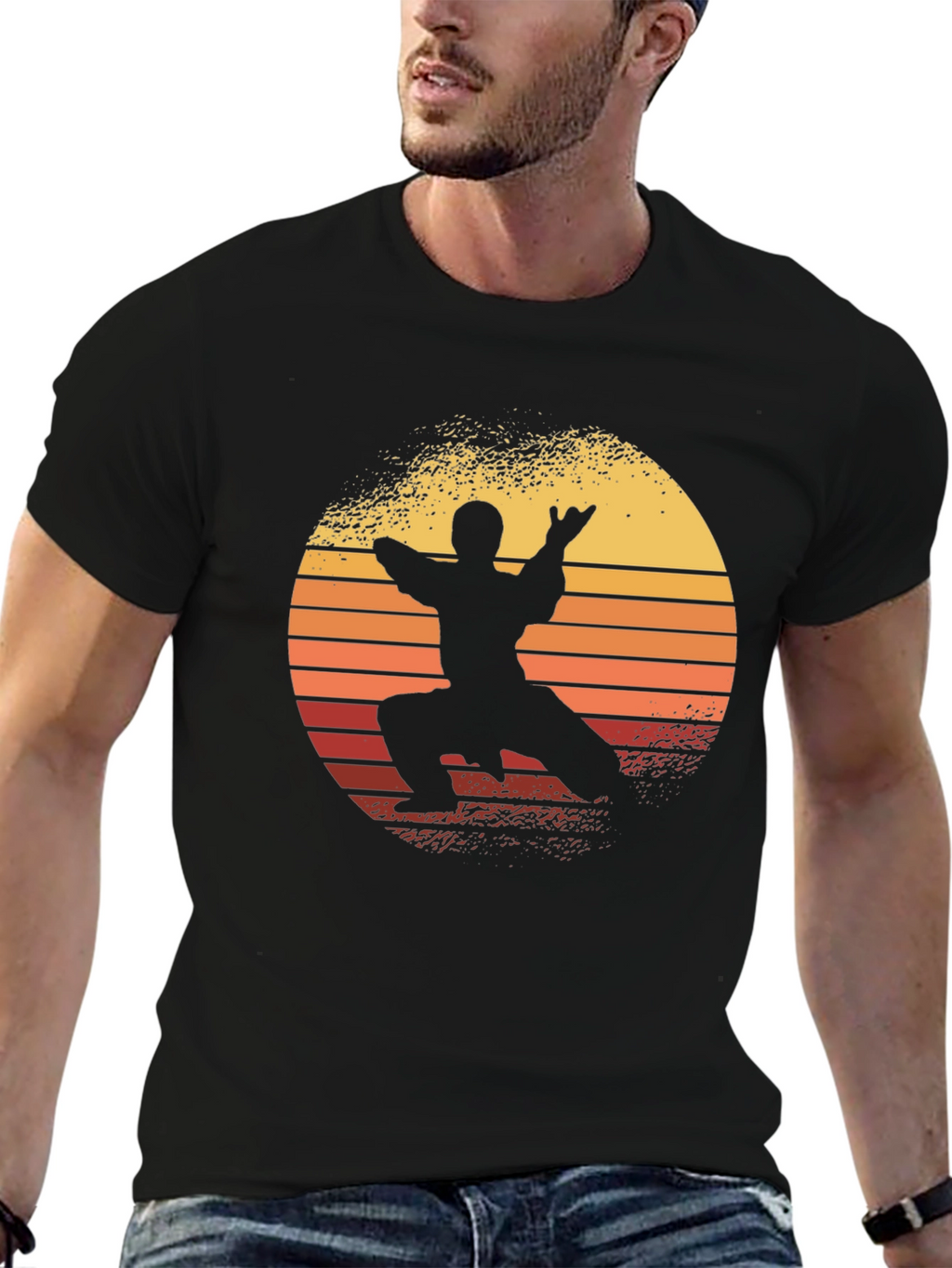 Kung Fu Sunset Graphic Tee