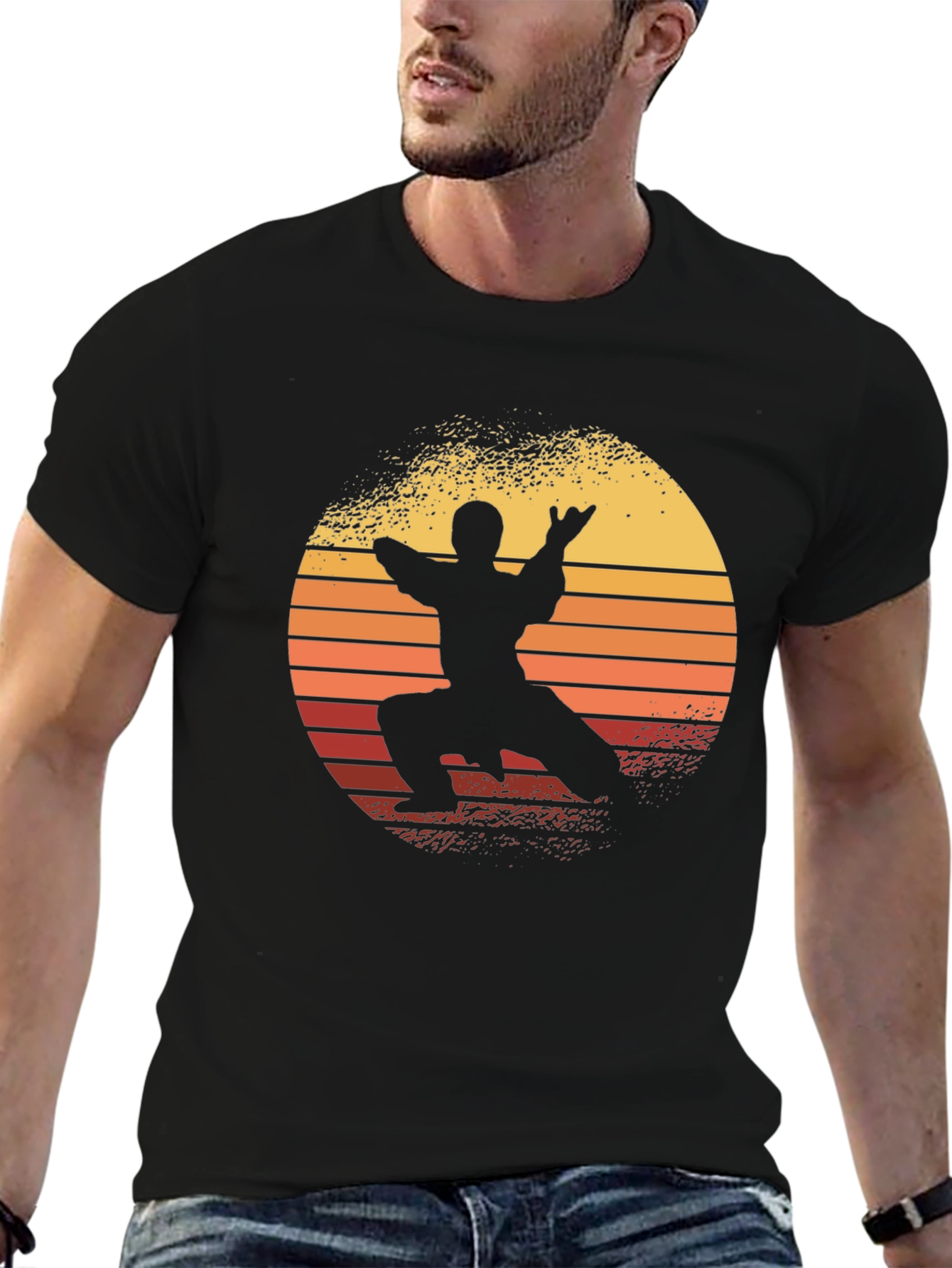 Kung Fu Sunset Graphic Tee