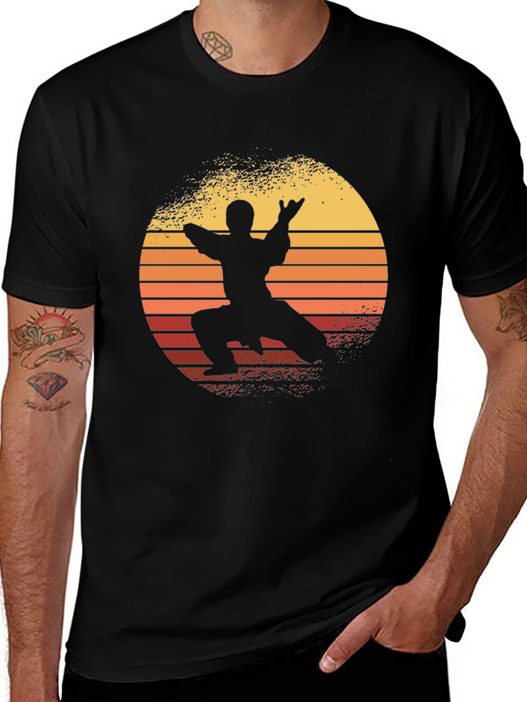 Kung Fu Sunset Graphic Tee