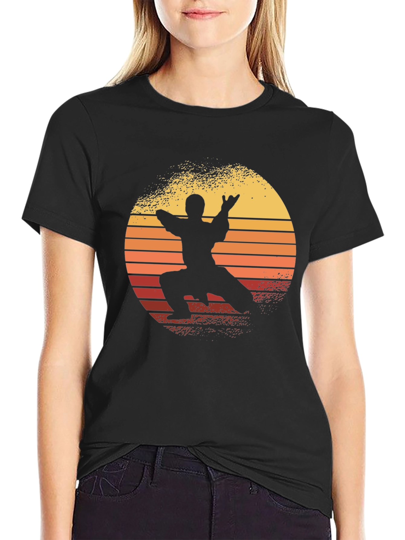 Kung Fu Sunset Graphic Tee