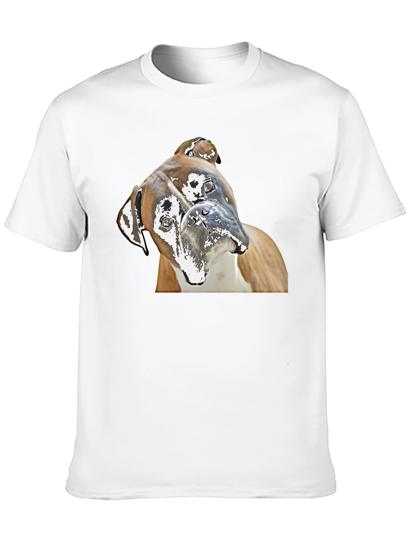 Boxer Dog Graphic Tee - Quirky Canine Print