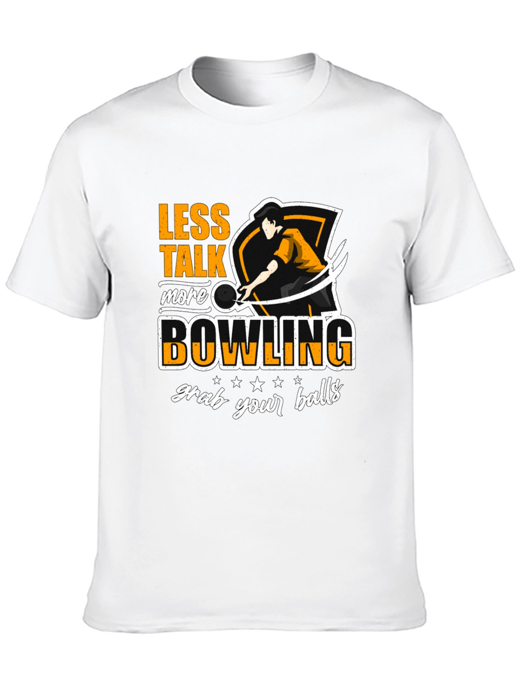 Less Talk More Bowling Graphic T-Shirt