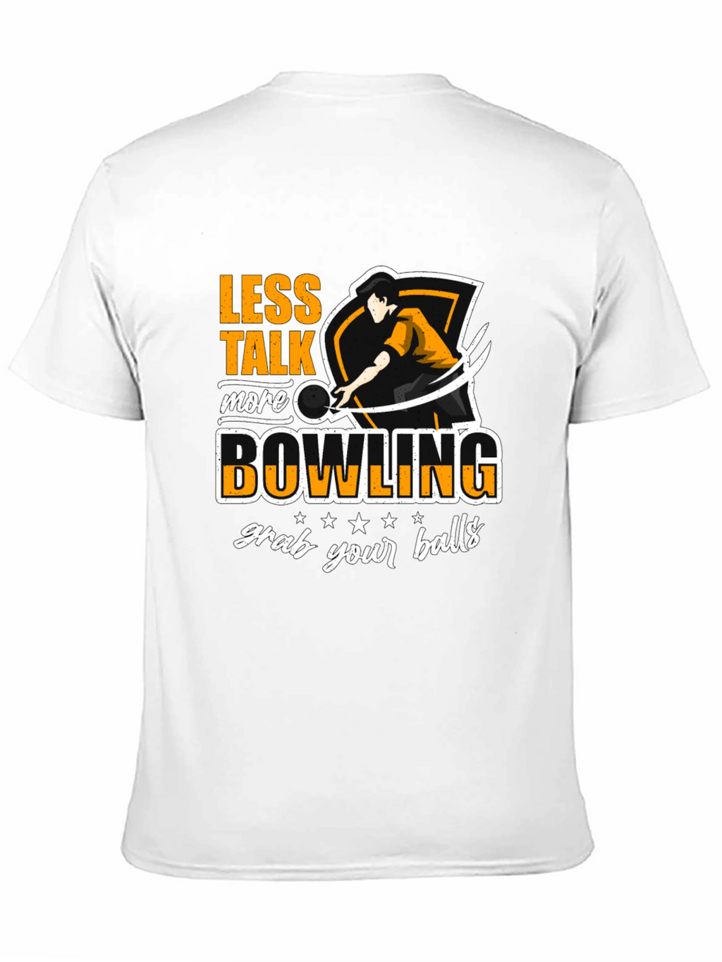 Less Talk More Bowling Graphic T-Shirt