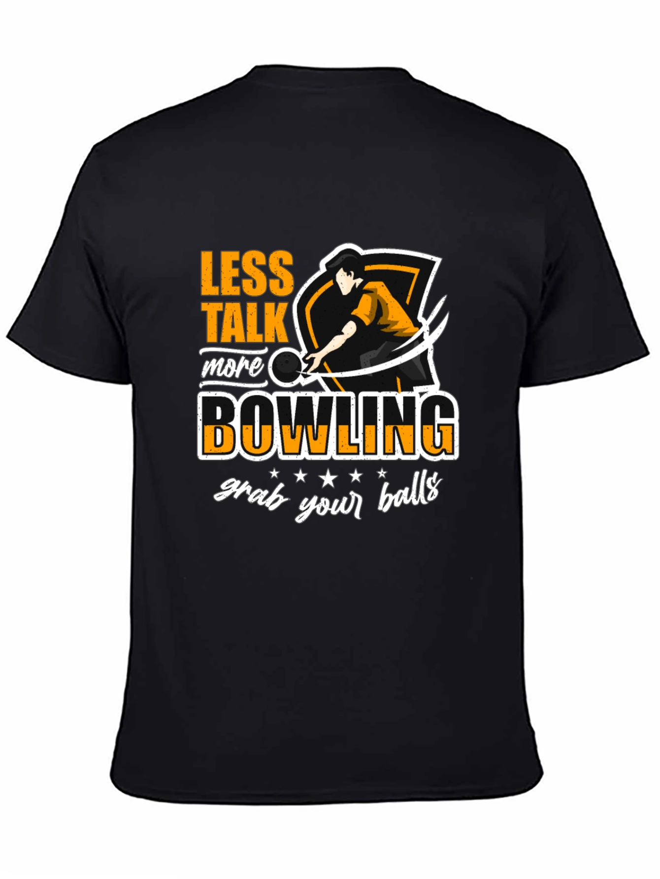Less Talk More Bowling Graphic T-Shirt