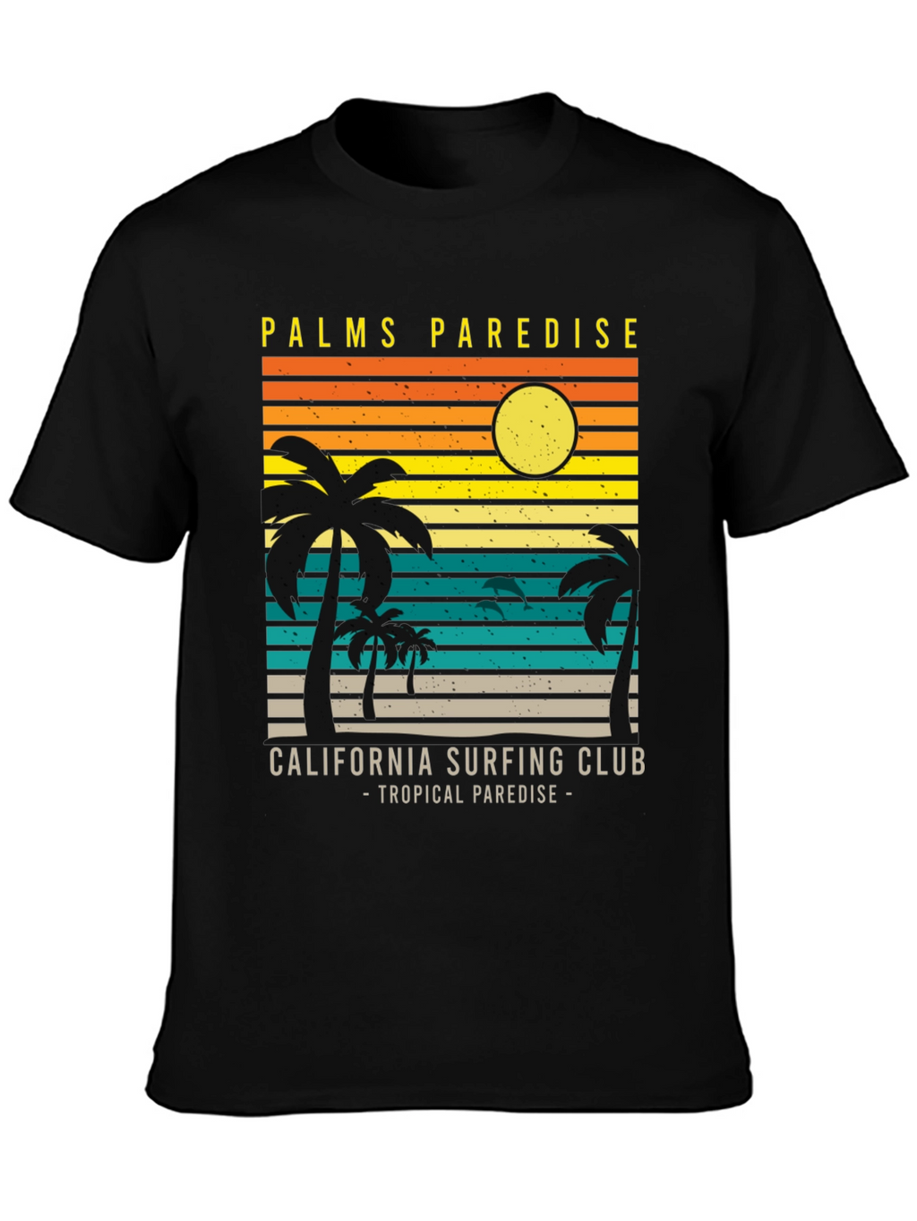 Palms Paradise California Surfing Club T-Shirt