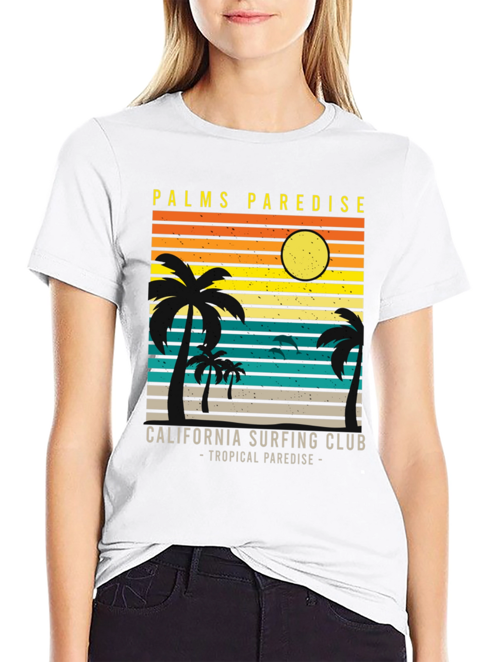 Palms Paradise California Surfing Club T-Shirt