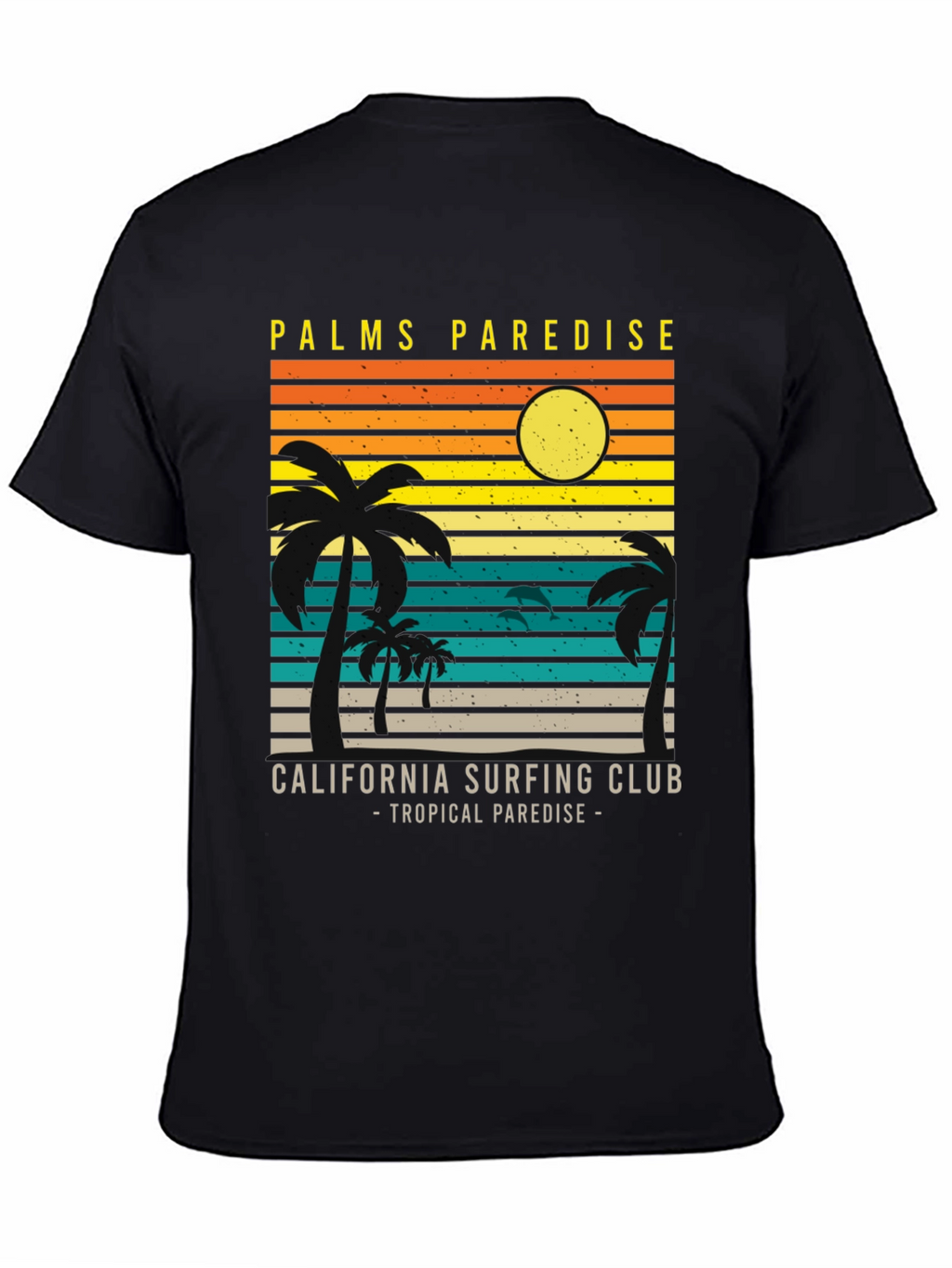 Palms Paradise California Surfing Club T-Shirt