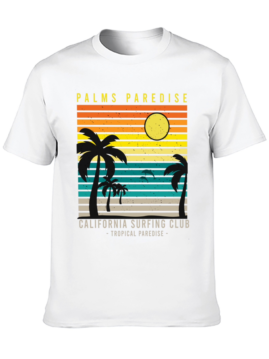 Palms Paradise California Surfing Club T-Shirt