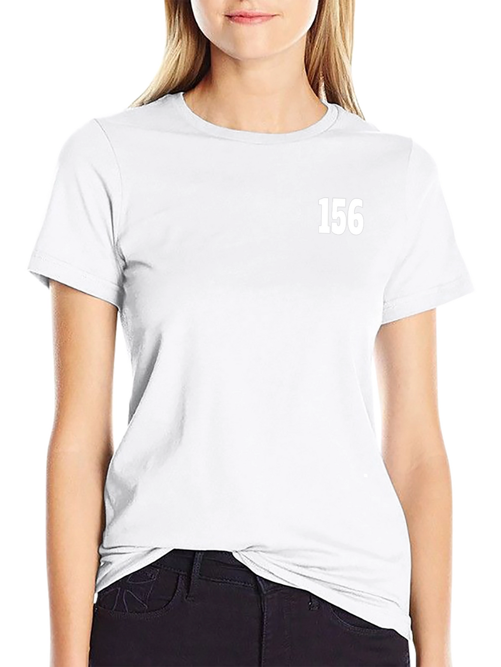 Black T-Shirt with 156 Text