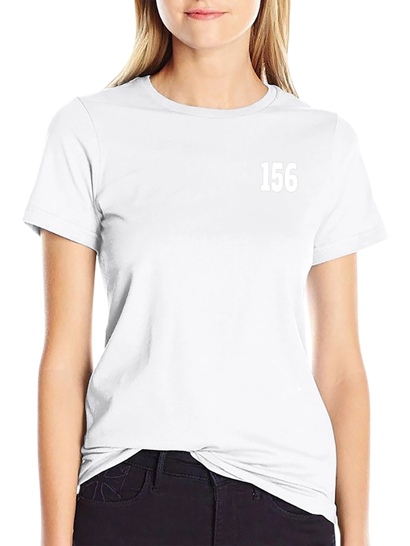 Black T-Shirt with 156 Text