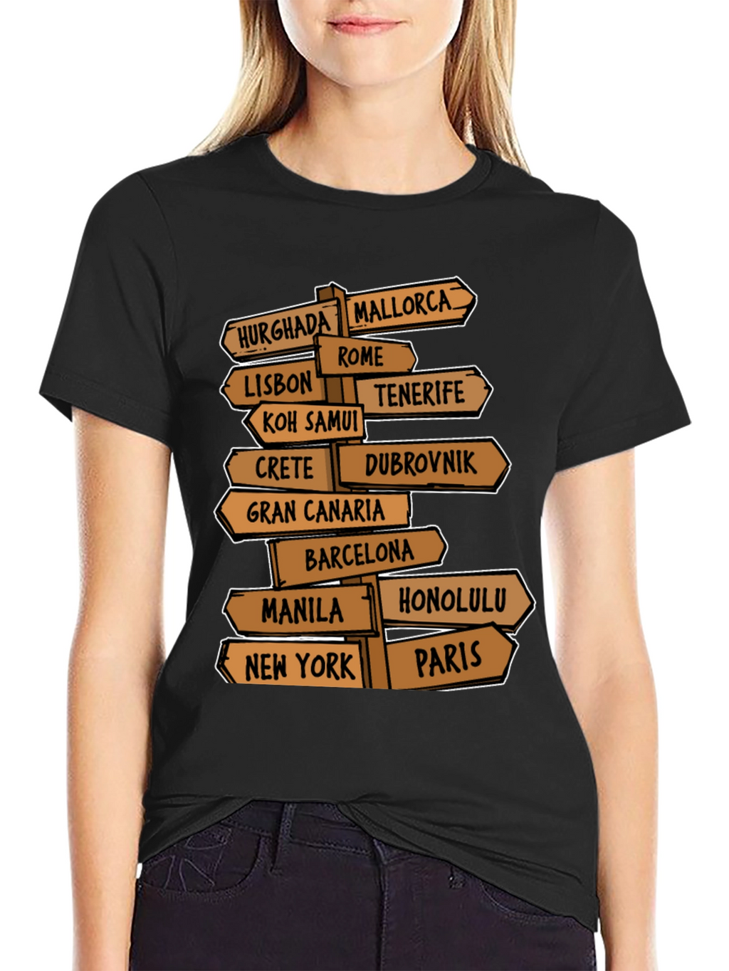 Travel Destination T-Shirt for Globetrotters