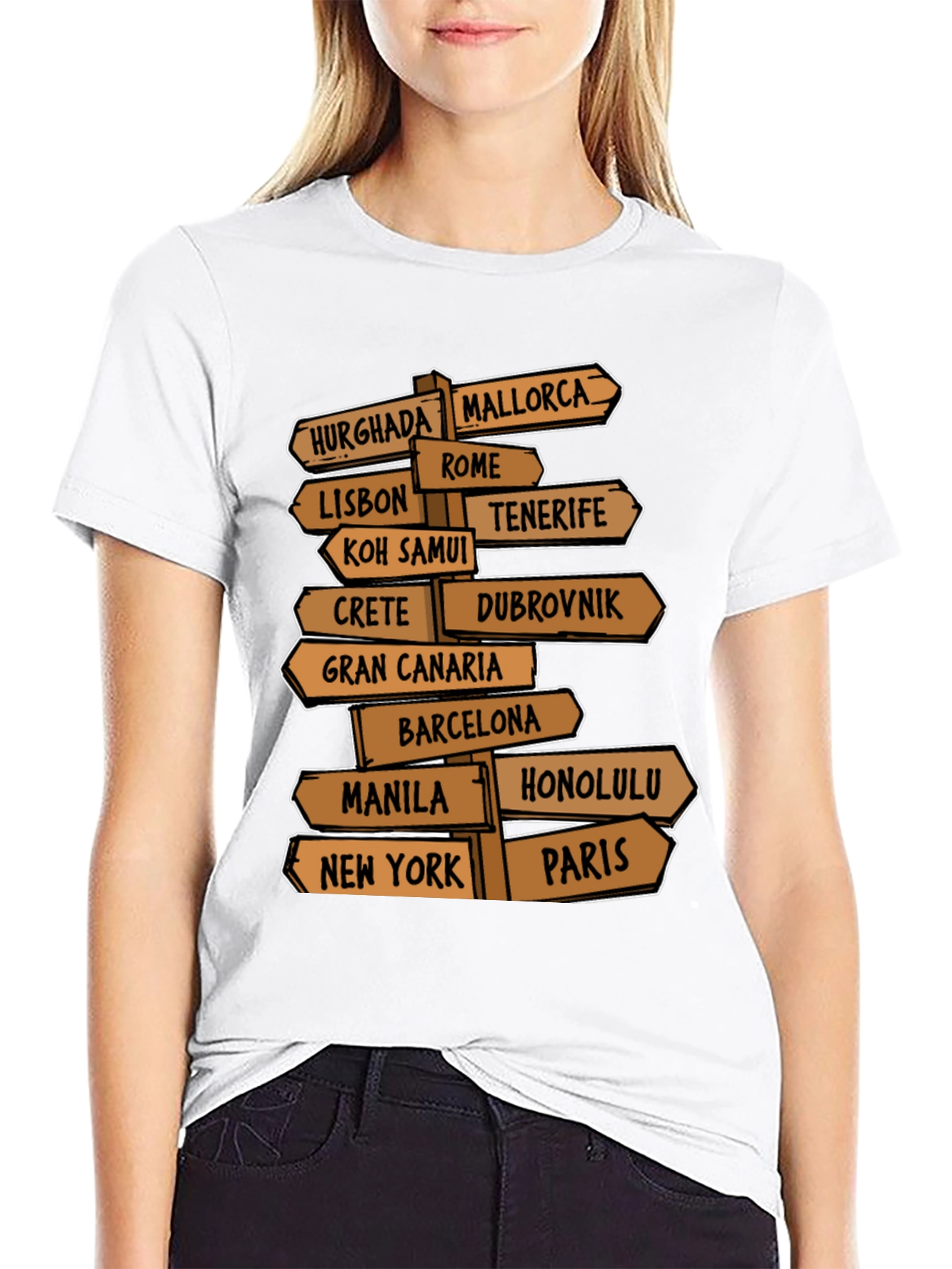 Travel Destination T-Shirt for Globetrotters