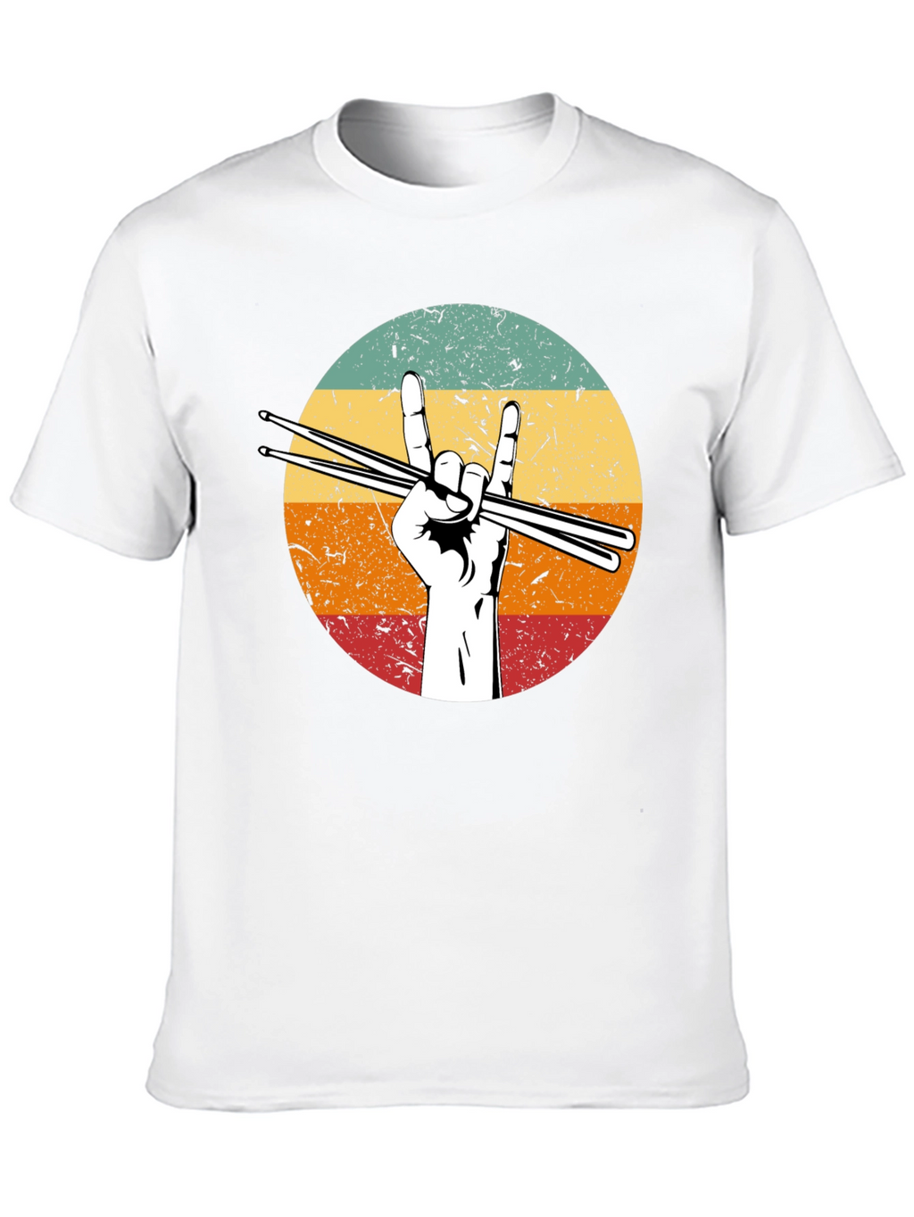 Rock On Drummer T-Shirt