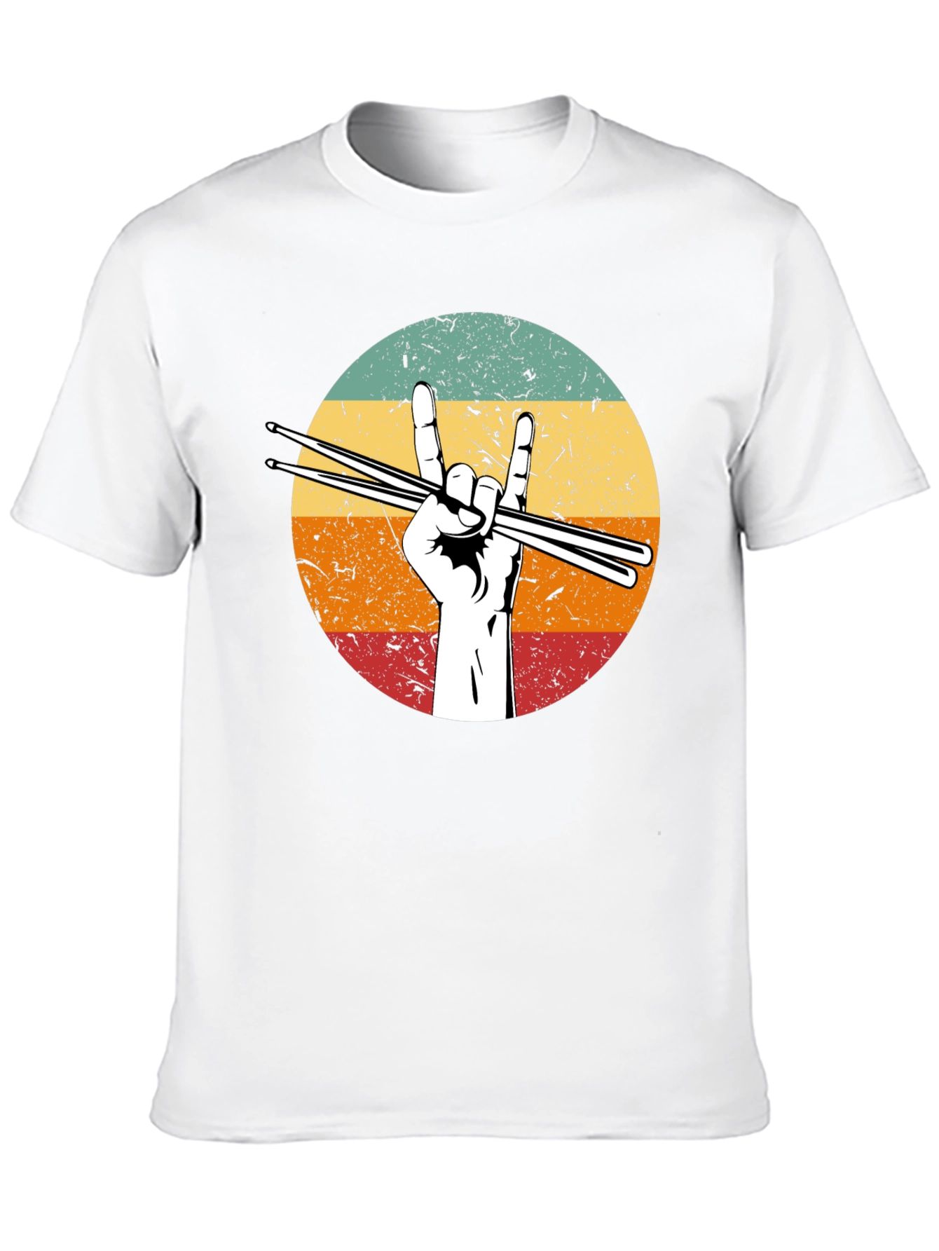 Rock On Drummer T-Shirt