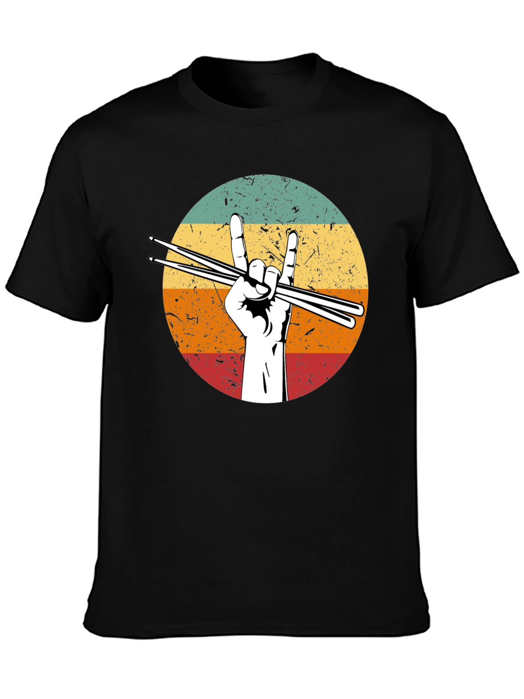 Rock On Drummer T-Shirt