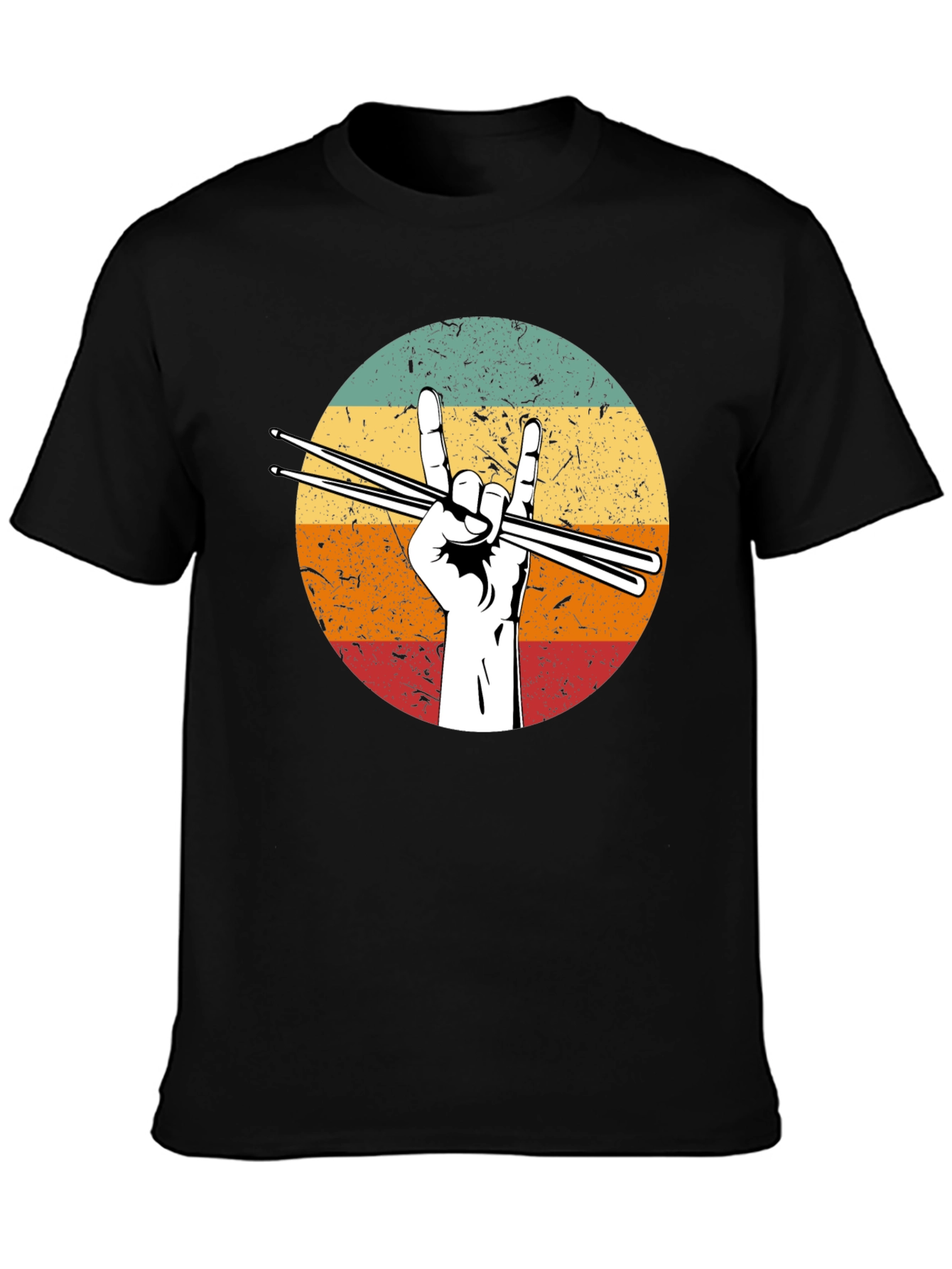 Rock On Drummer T-Shirt