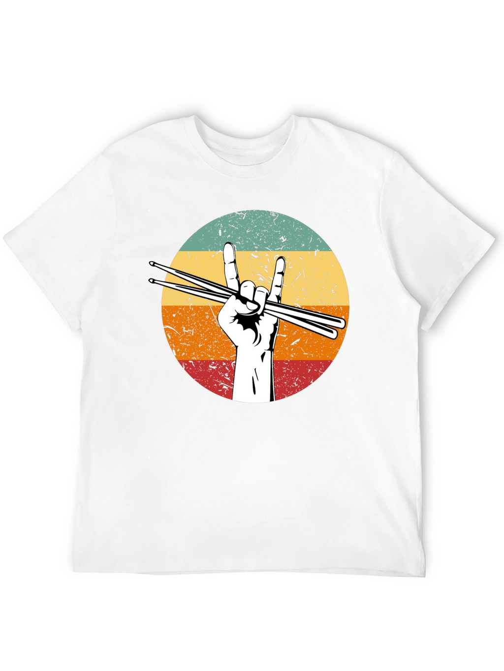 Rock On Drummer T-Shirt