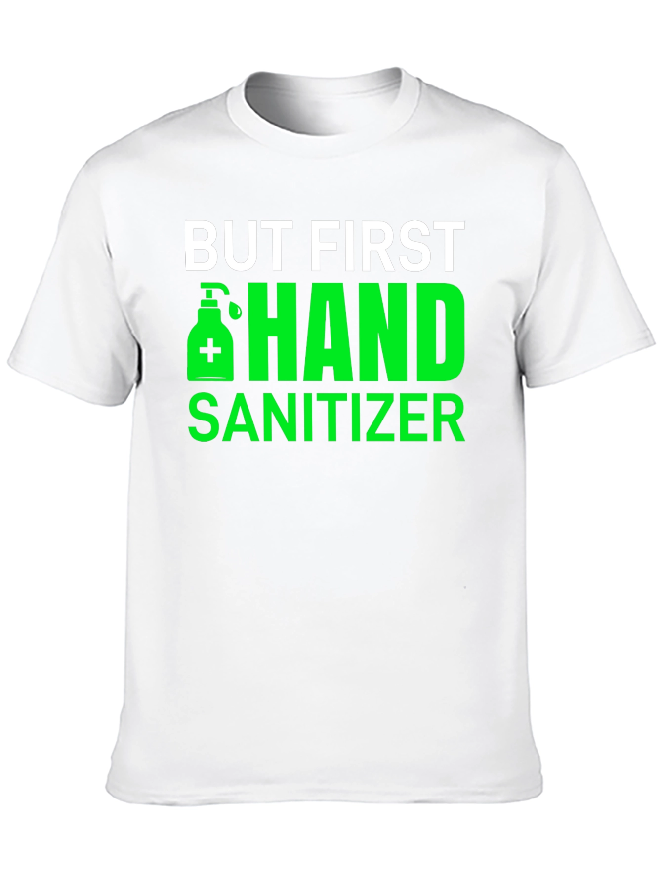 But First Hand Sanitizer Black Tee