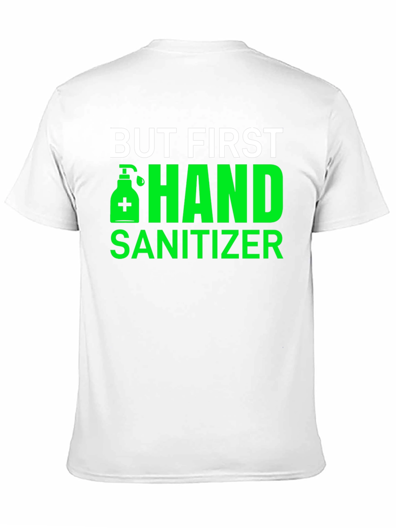 But First Hand Sanitizer Black Tee