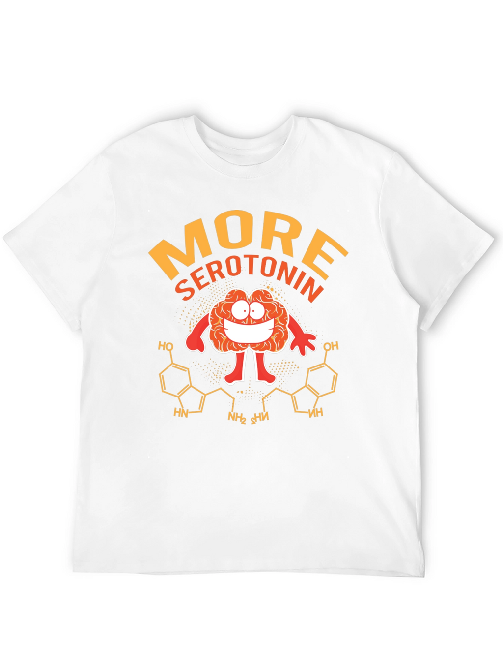 More Serotonin Black Graphic T-Shirt