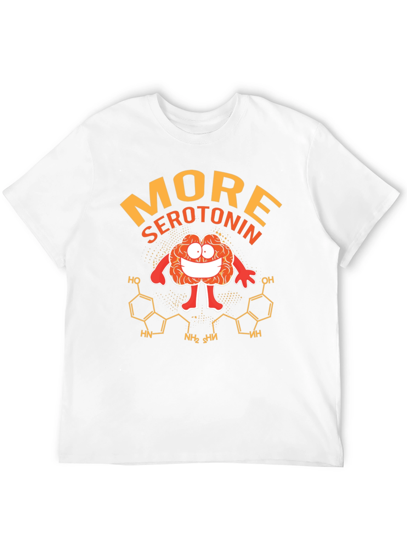 More Serotonin Black Graphic T-Shirt
