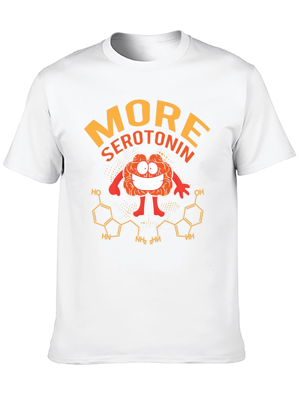 More Serotonin Black Graphic T-Shirt