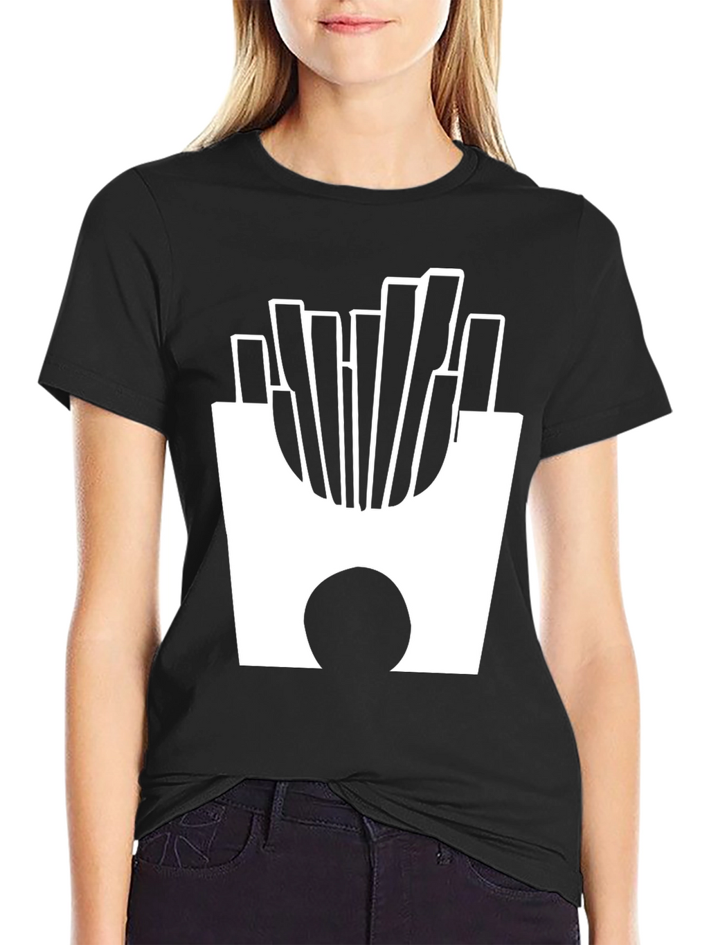 French Fries Graphic Tee - Casual Comfort