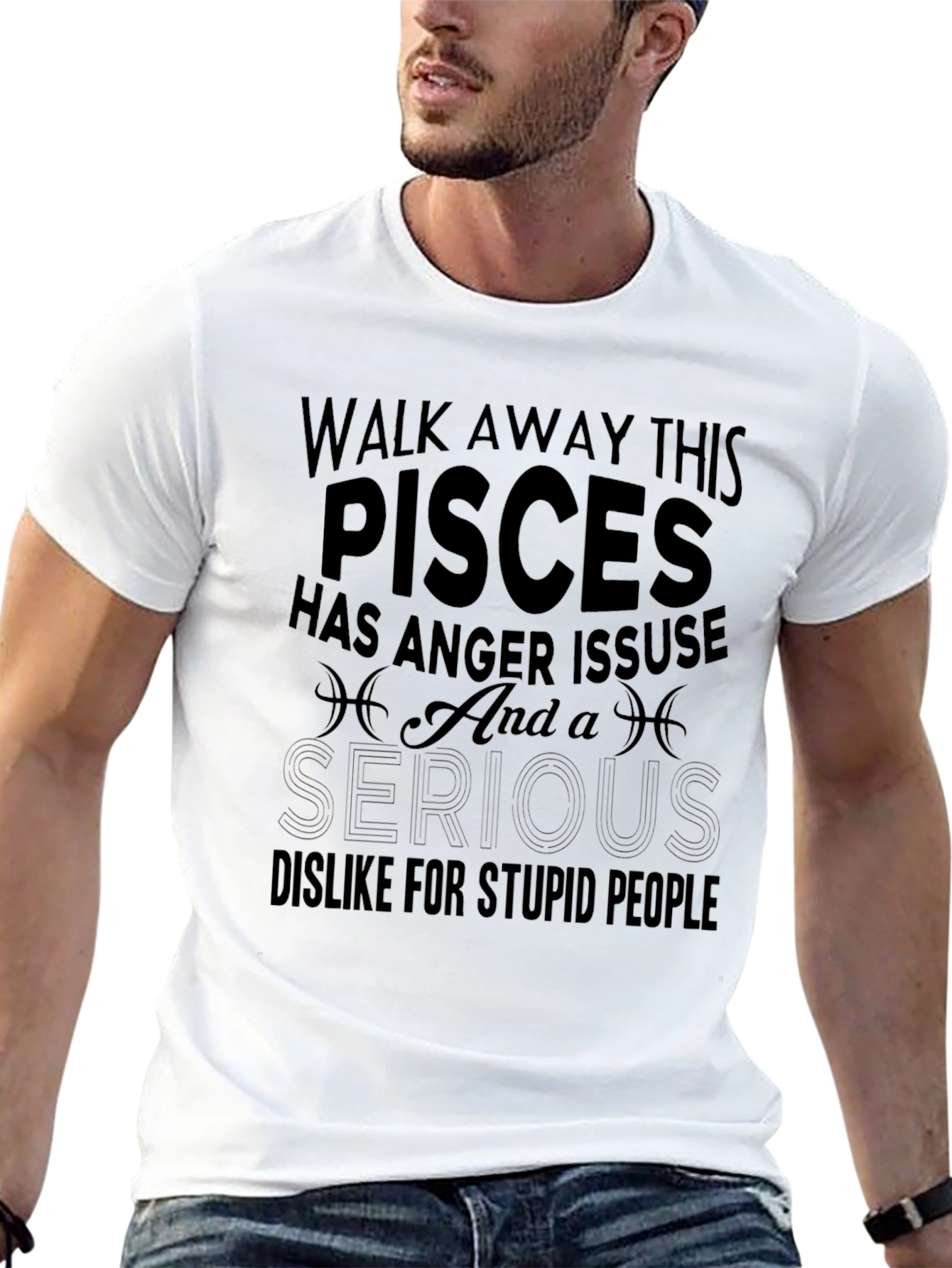 Pisces Anger Issues T-Shirt Funny Zodiac Gift