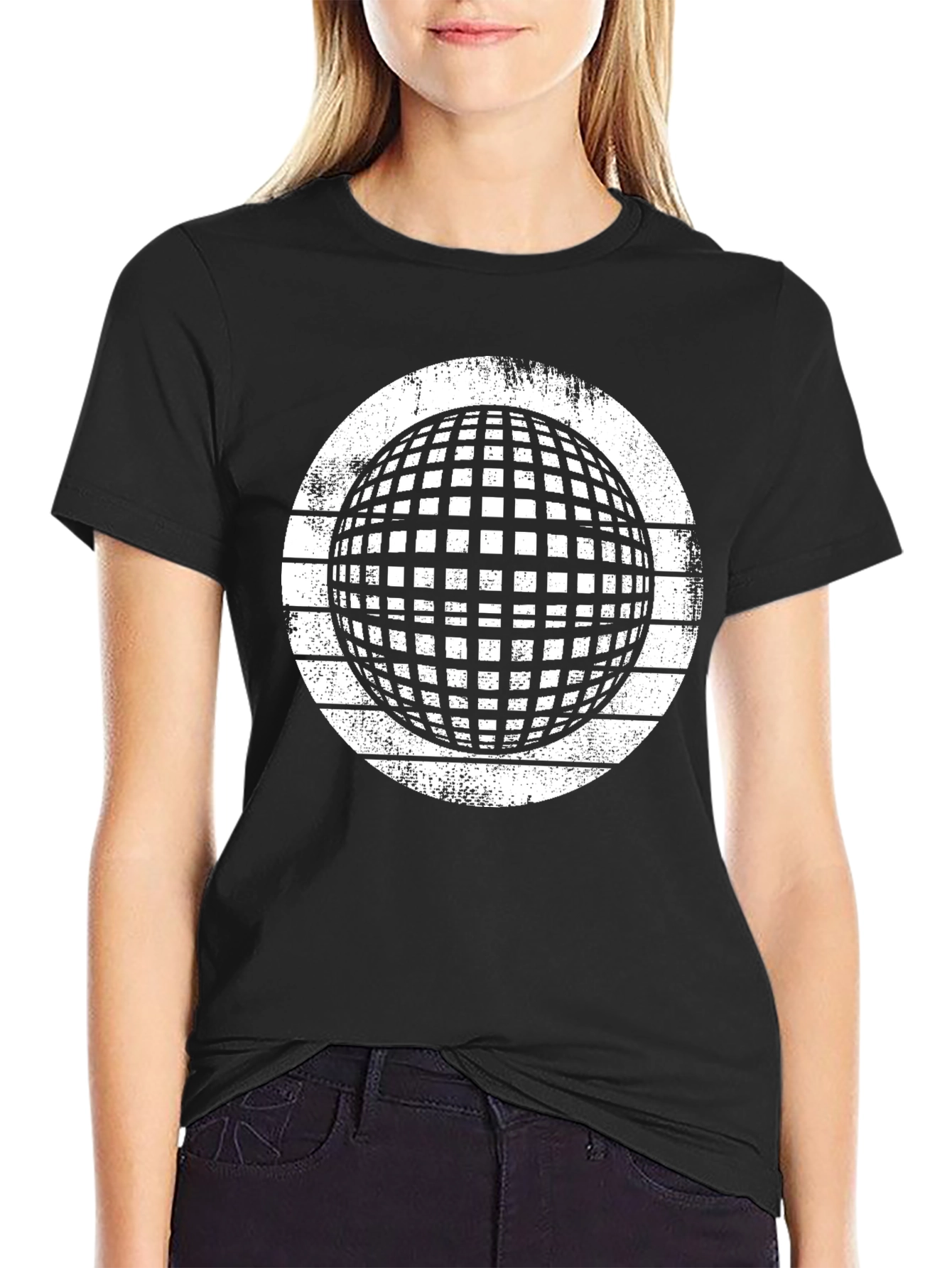 Geometric Sphere Graphic Tee