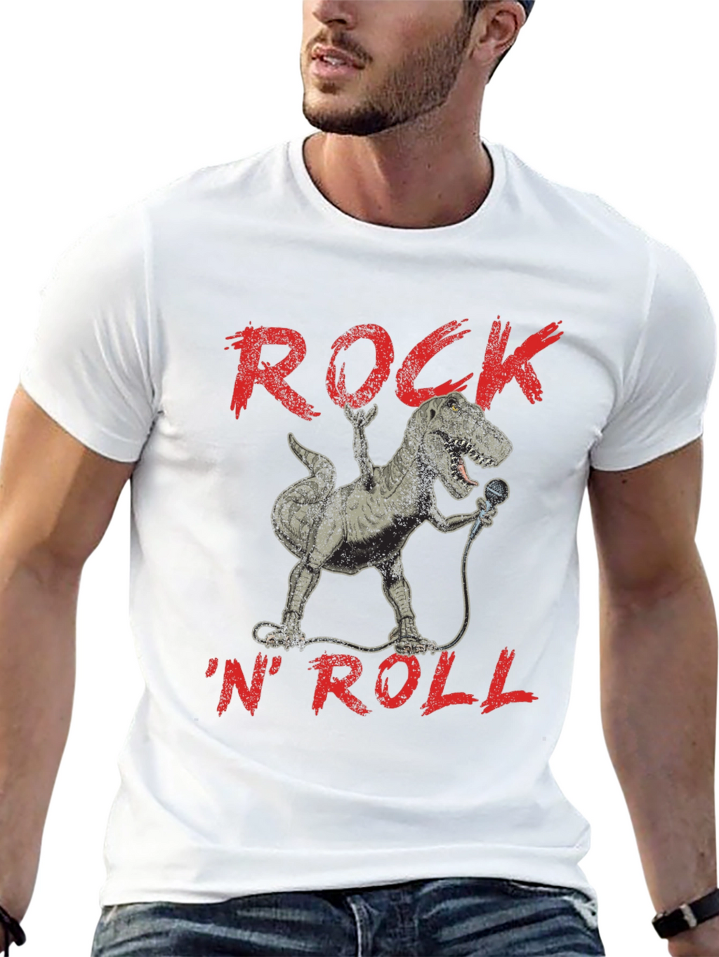 Rock N Roll Dinosaur T-Shirt