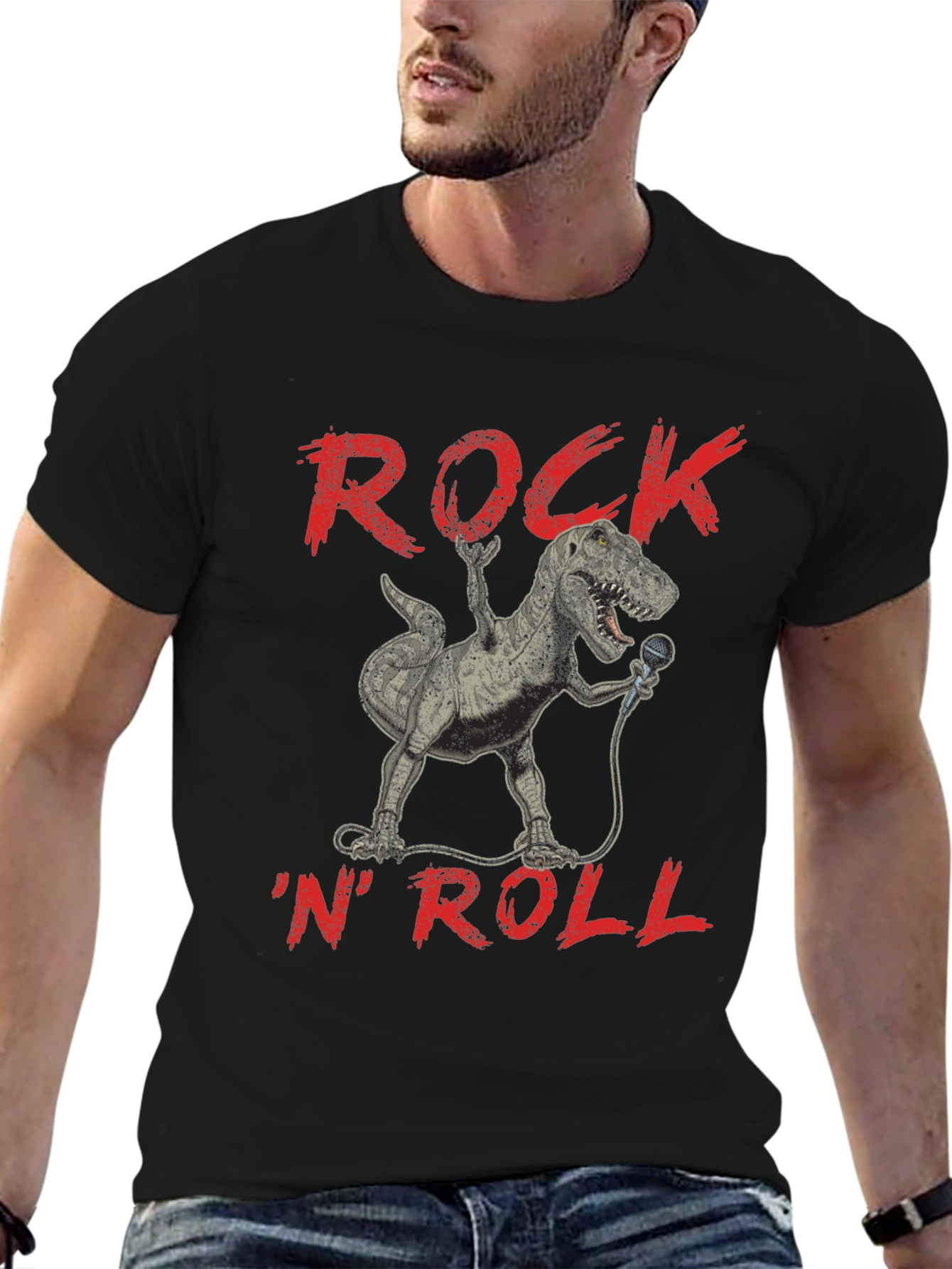 Rock N Roll Dinosaur T-Shirt