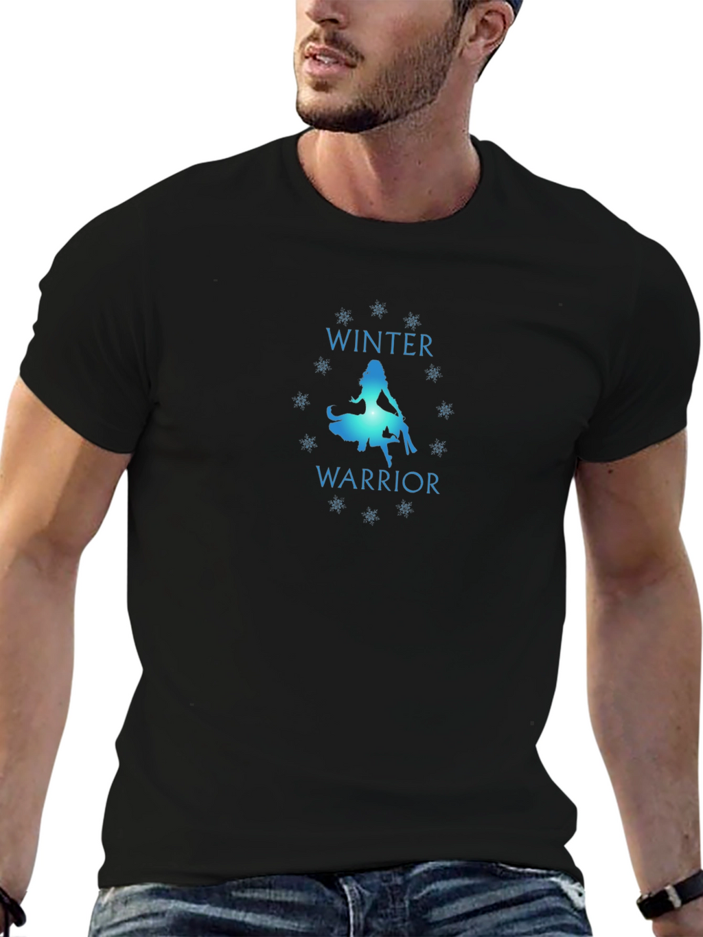 Winter Warrior Black T-Shirt