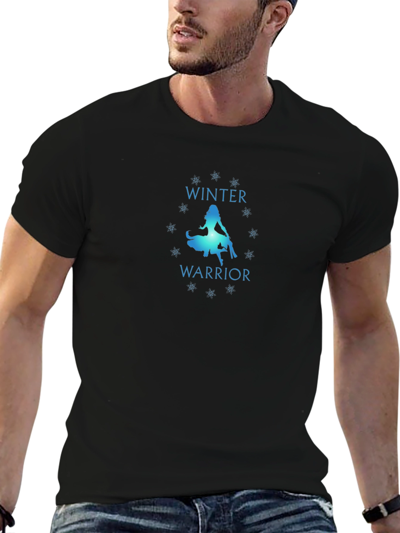 Winter Warrior Black T-Shirt