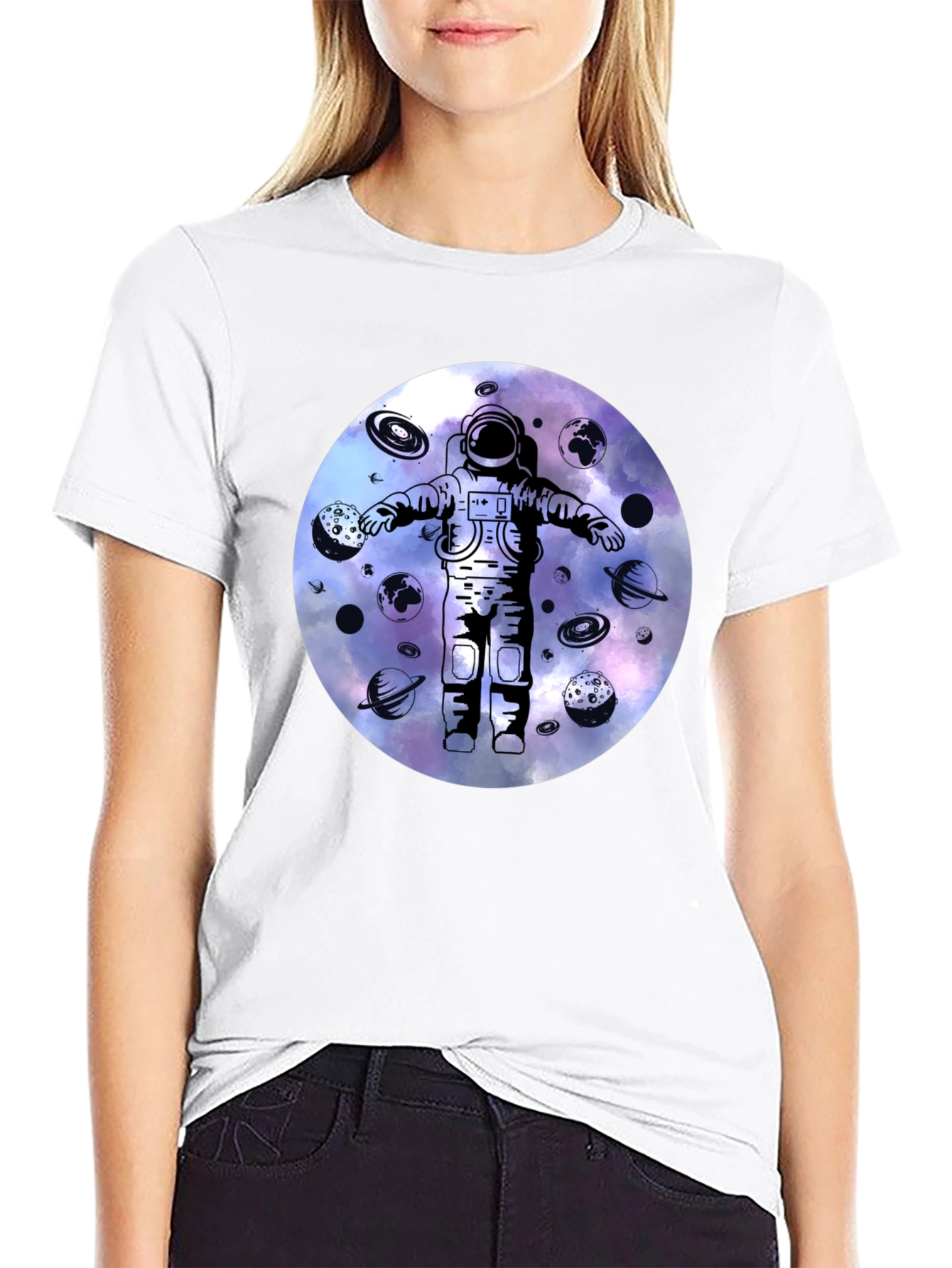 Astronaut Galaxy Graphic Tee