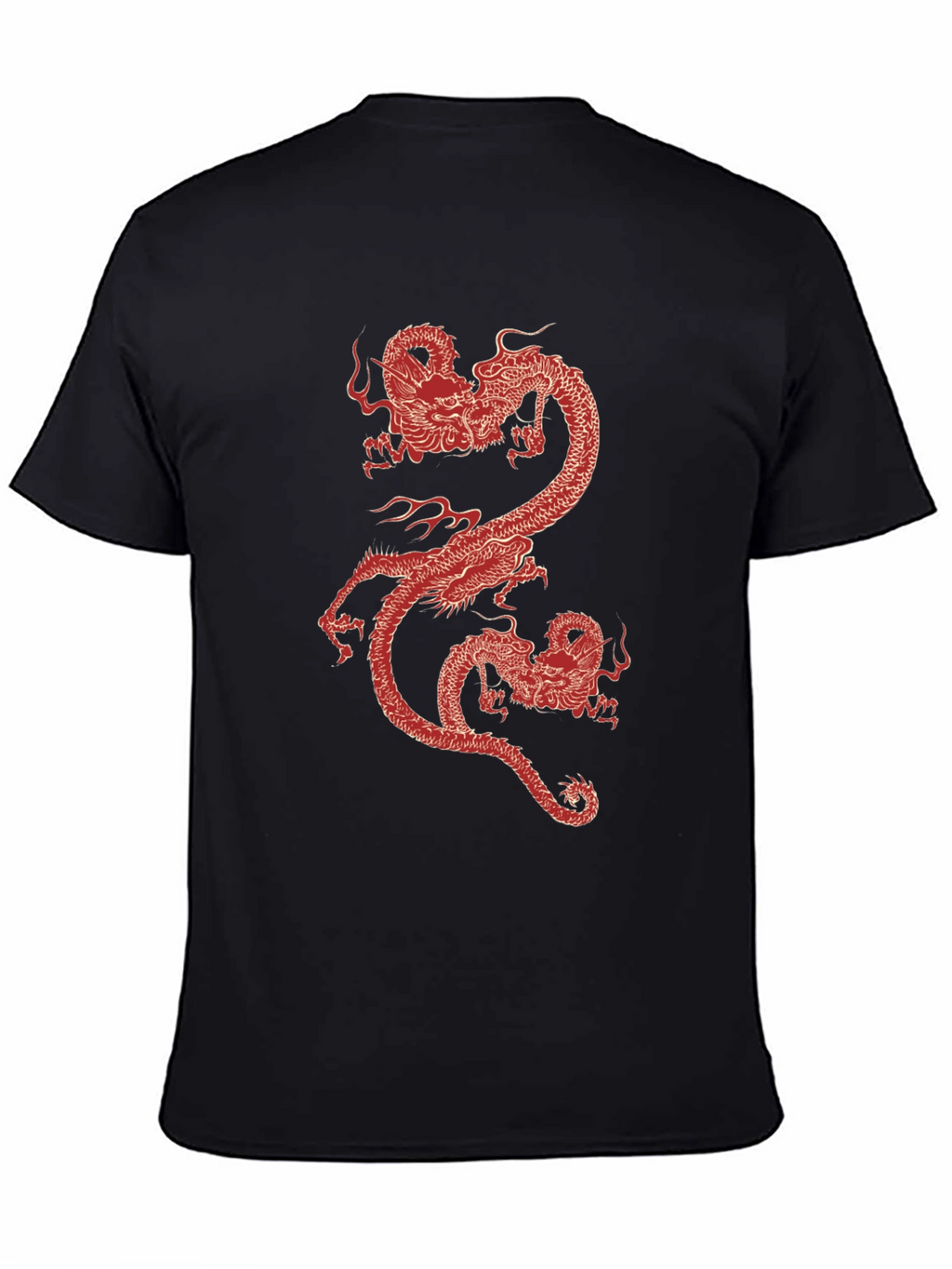 Dragon Graphic Tee - Mens Black T-Shirt