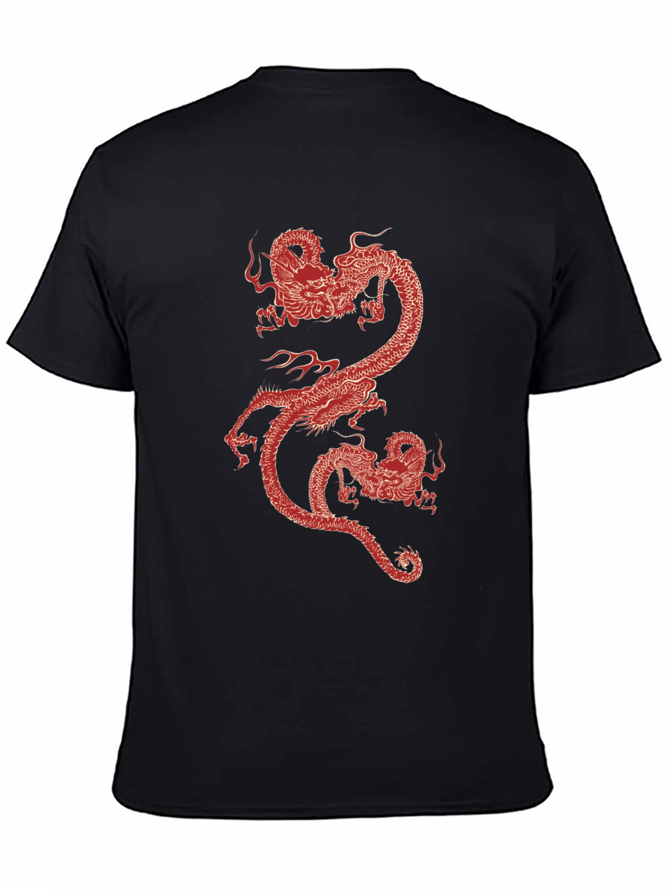 Dragon Graphic Tee - Mens Black T-Shirt