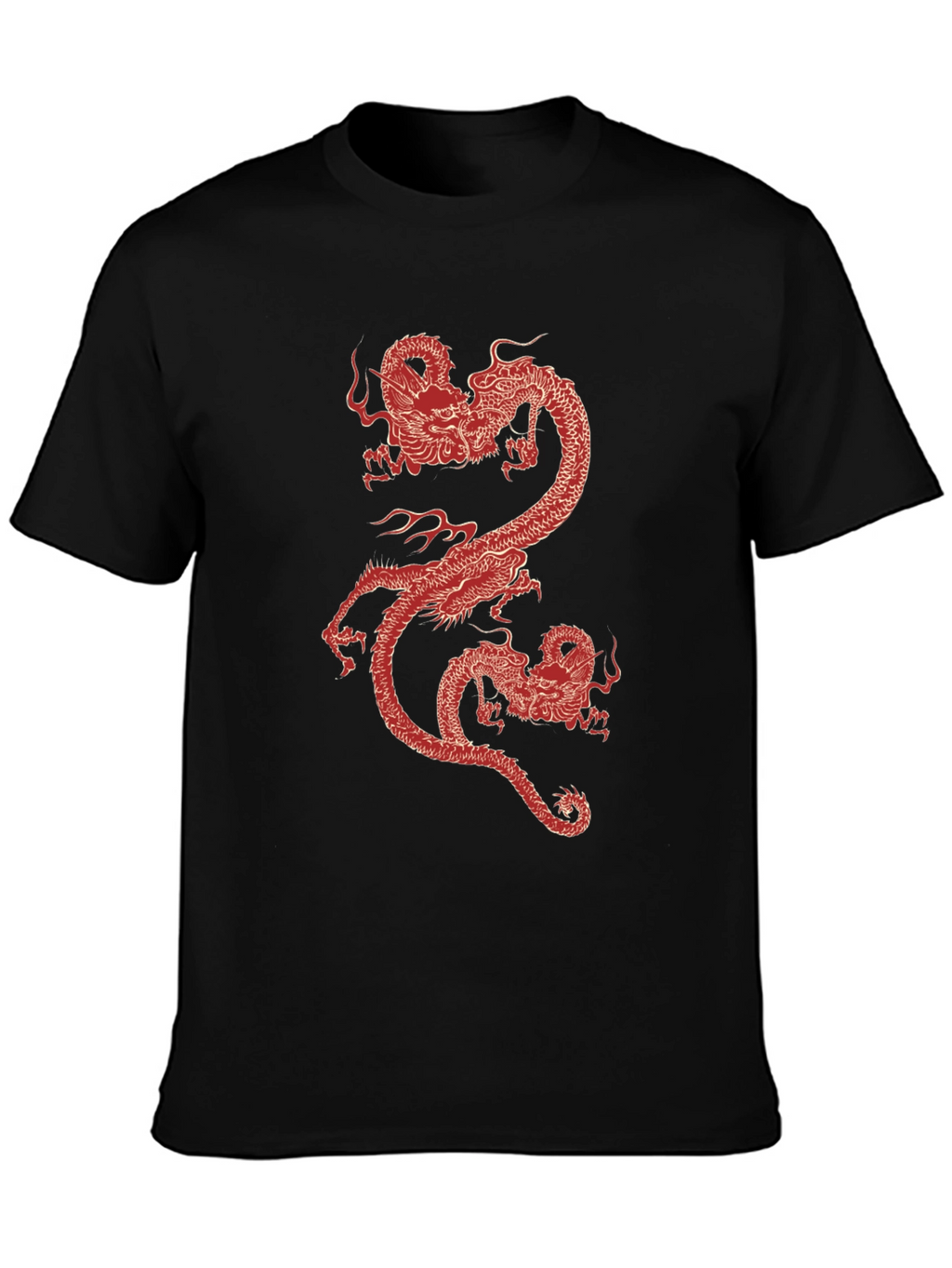 Dragon Graphic Tee - Mens Black T-Shirt