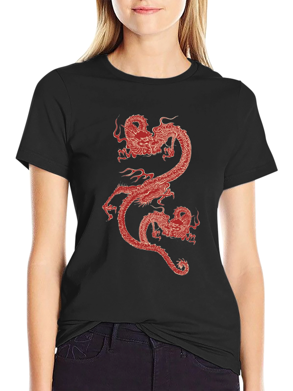 Dragon Graphic Tee - Mens Black T-Shirt