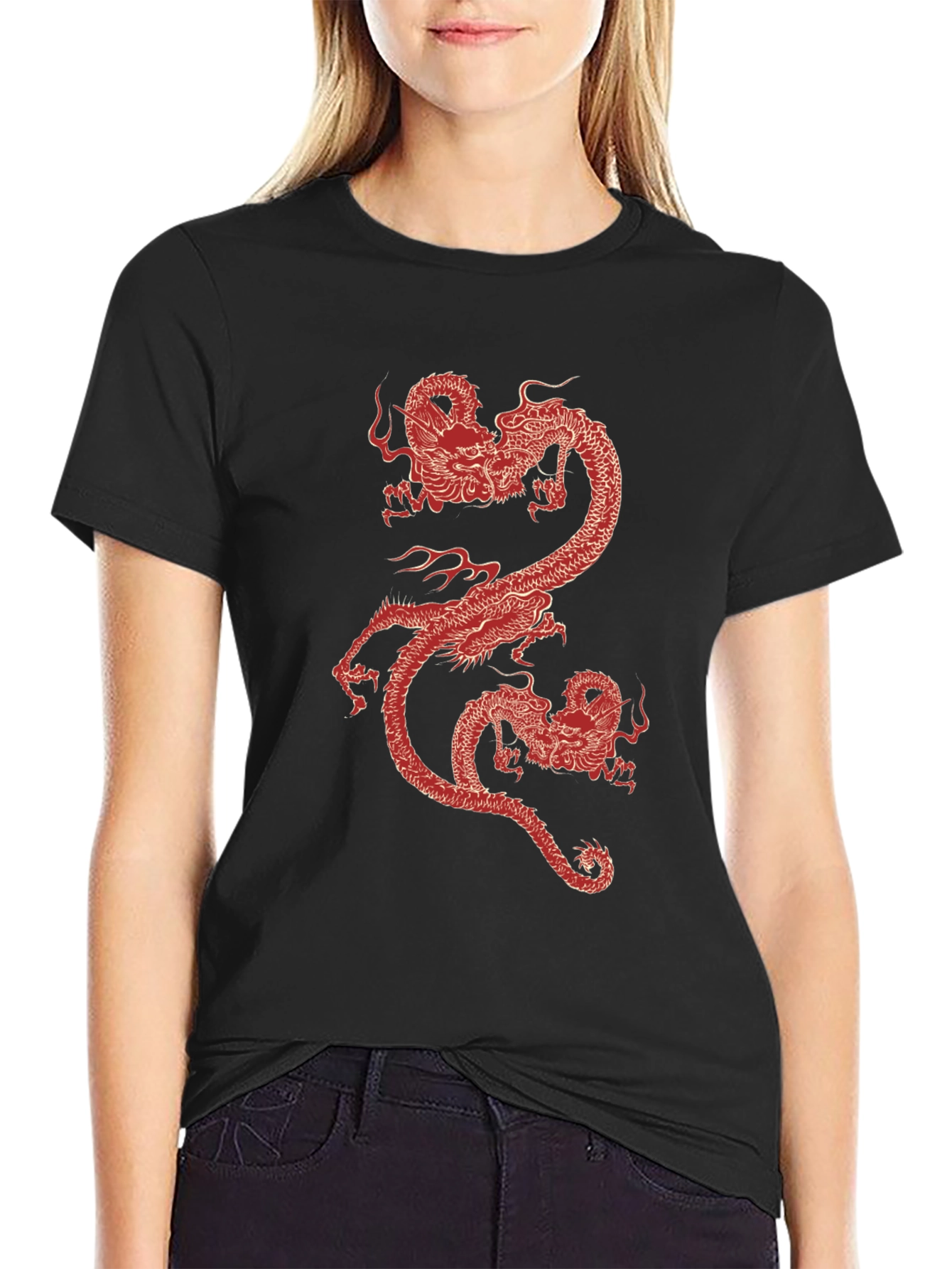 Dragon Graphic Tee - Mens Black T-Shirt