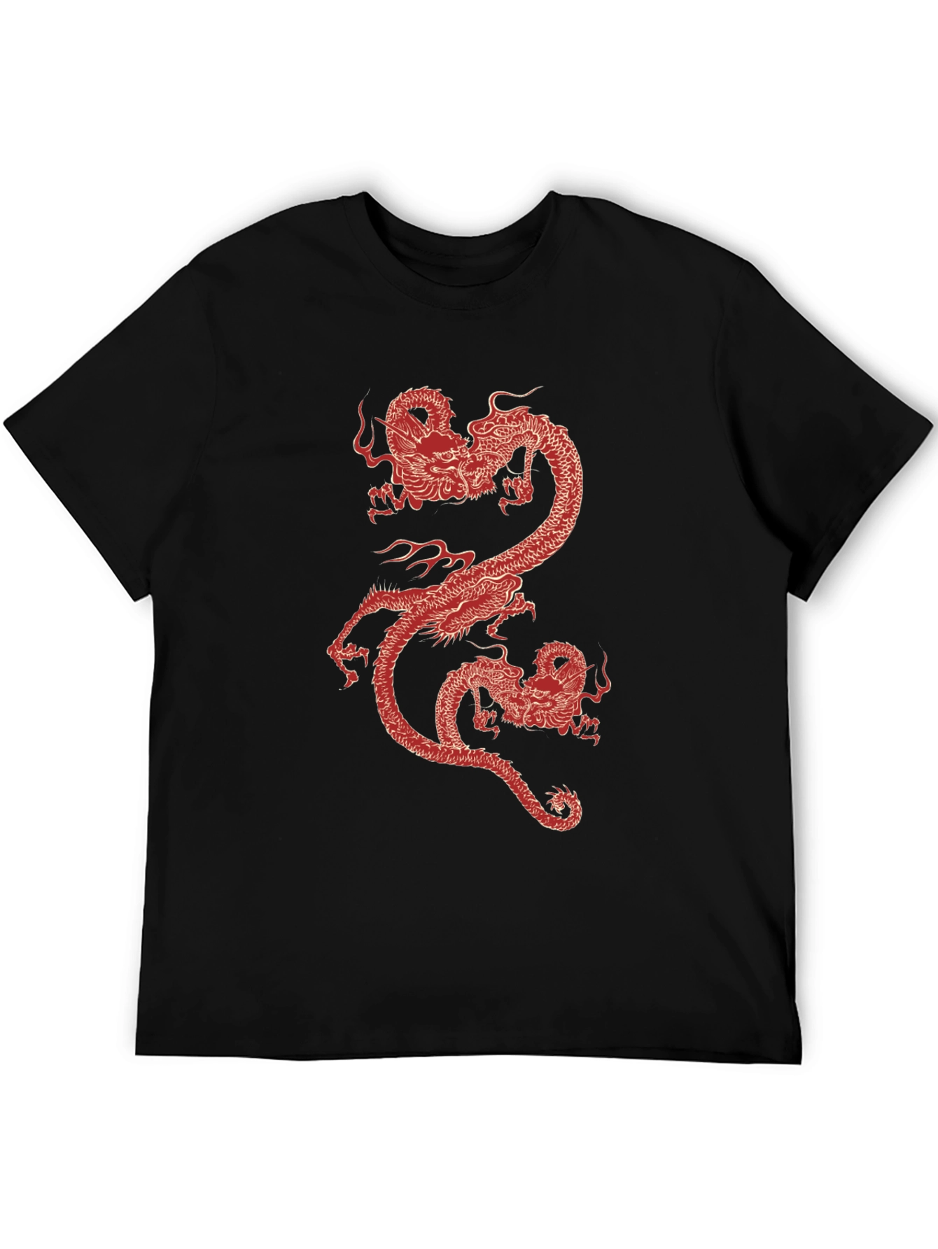 Dragon Graphic Tee - Mens Black T-Shirt