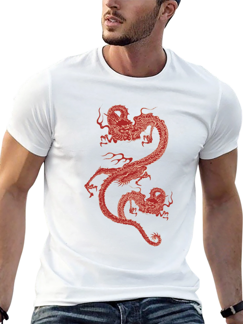 Dragon Graphic Tee - Mens Black T-Shirt
