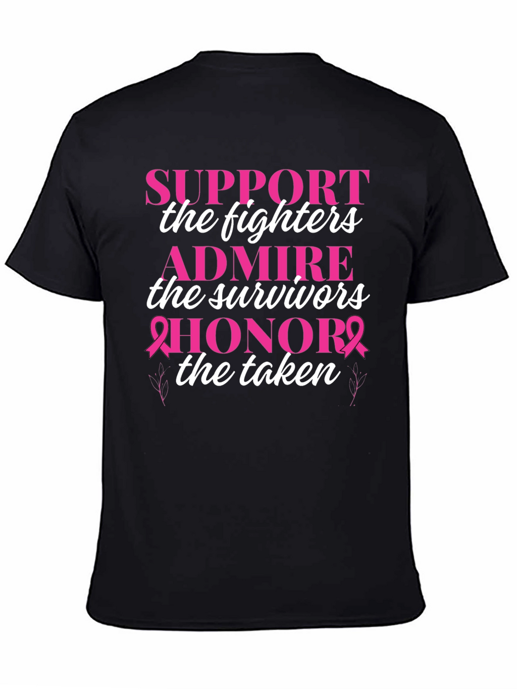 Support Breast Cancer Awareness Graphic Tee