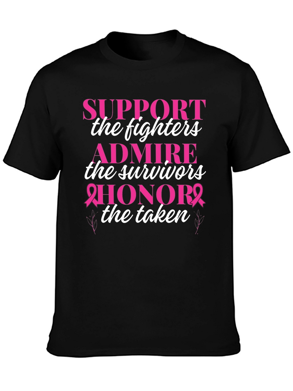 Support Breast Cancer Awareness Graphic Tee