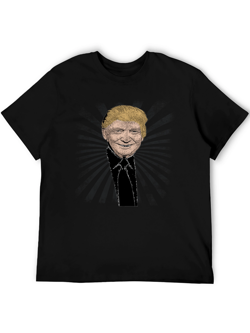 Trump Portrait Black T-Shirt