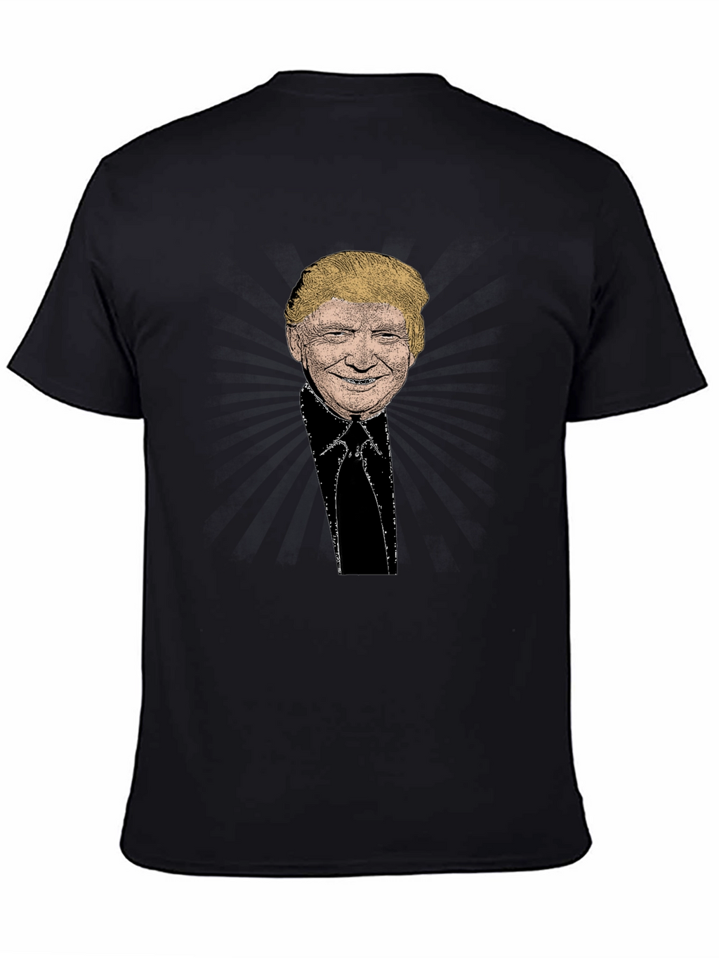 Trump Portrait Black T-Shirt