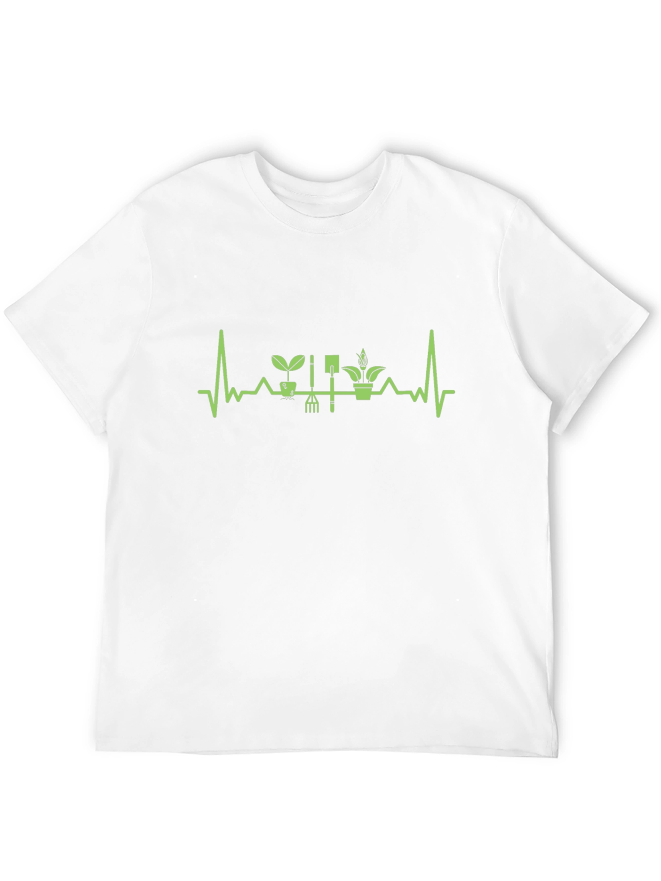 Gardening Heartbeat T-Shirt - Love Plants!