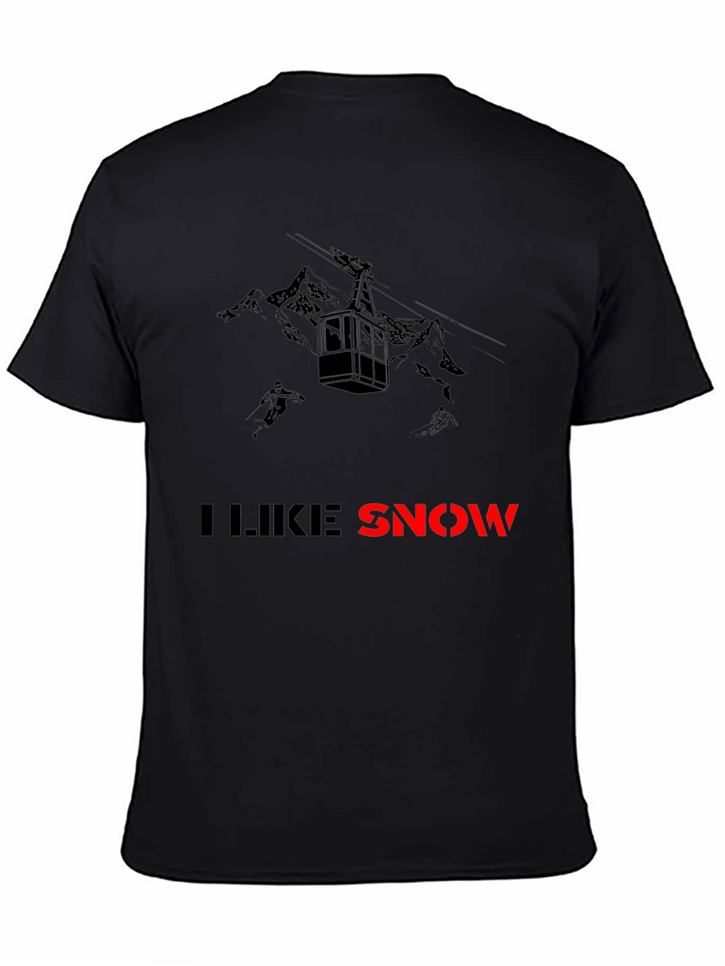 I Like Snow T-Shirt: Ski Gondola & Mountains