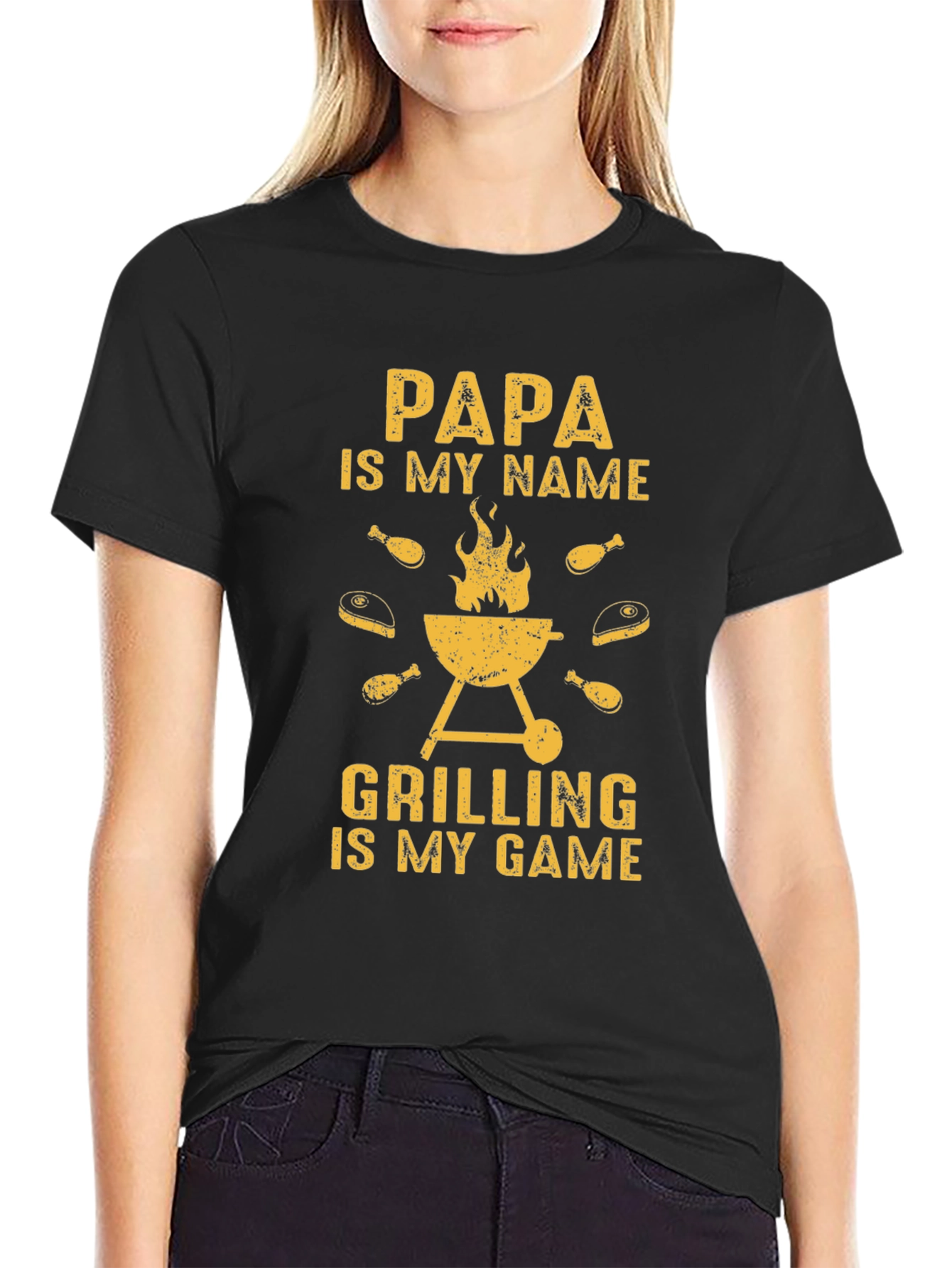 Papas Grilling Game T-Shirt - Perfect BBQ Gift