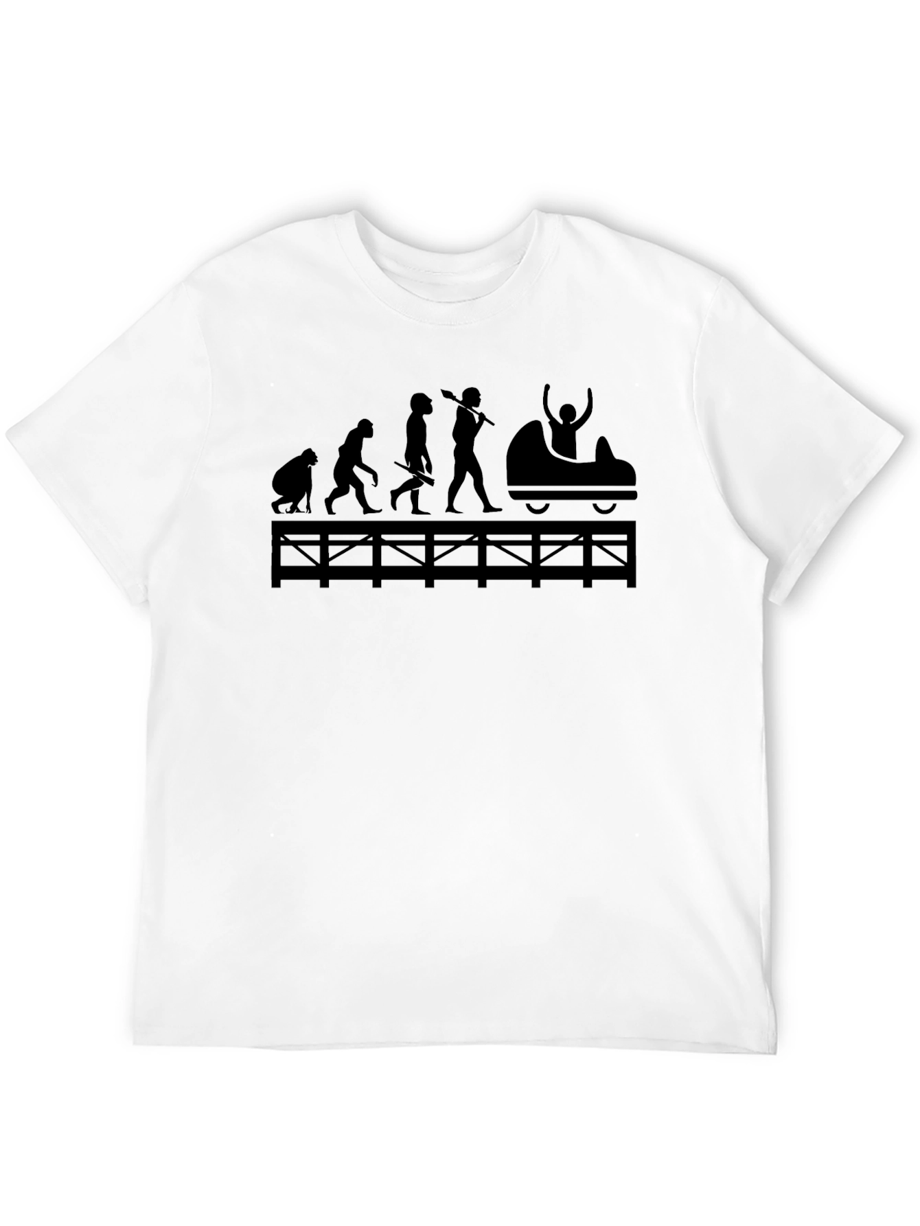 Evolution of Thrill Black T-Shirt